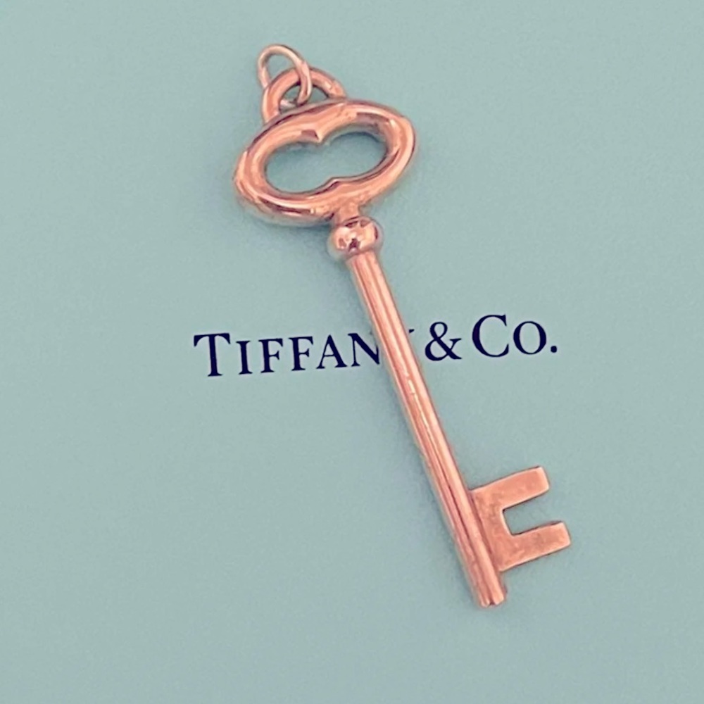 Large Sterling Tiffany Key Pendant